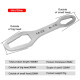 8-22mm 145mm/160mm Universal Torx Wrench Board Adjustable Double-head Torx Spanner Self-tightening Glasses Wrench Multi-purpose Hand Tool Auto Repair Mechanical - Silver 160mm