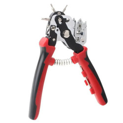 Multi-Size Hole Puncher 2/2.5/3/3.5/4/4.5mm Stainless Steel Professional Leather Punching Tool For DIY Cardboard Plastic Craft Durable Material Sleek