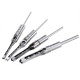 4PCS 6.35/7.94/9.5/12.7mm Woodworking Square Hole Drill Bit Mortising Chisel