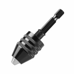 1PC Mini Drill Keyless Screwdriver Impact Driver Adaptor Electric Micro Motor Clamp Chuck Fixture Hex Shank Drill Bits Adapter