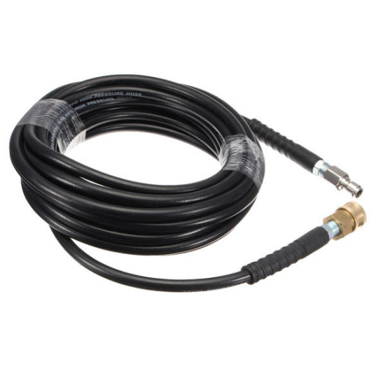 10M Tube 3/8 Quick Connect High Pressure Hose Black Washer Tube For Pressure Washer