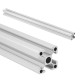 Machifit Silver 100-250mm 2020 T-slot Aluminum Extrusions Aluminum Profiles Frame for CNC Laser Engraving Machine - 250mm