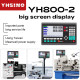 YHSINO YH800-2 Digital Display Ruler YE Optical Linear Scale with IP54 Protection High Precision Versatile Use for Milling Machines Lathes and More Imported Parts Large Screen Display Reliable Meanwell Power Supply - 250+1000mm