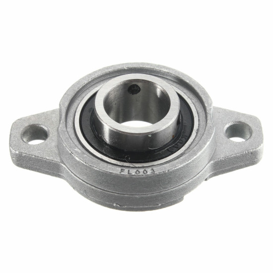 KFL Zinc Alloy Pillow Block Flange Ball Bearing 8/10/12/15/17mm Bore Diameter KFL Series - 12mm