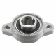 KFL Zinc Alloy Pillow Block Flange Ball Bearing 8/10/12/15/17mm Bore Diameter KFL Series - 12mm