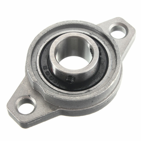 KFL Zinc Alloy Pillow Block Flange Ball Bearing 8/10/12/15/17mm Bore Diameter KFL Series - 12mm