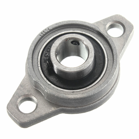 KFL Zinc Alloy Pillow Block Flange Ball Bearing 8/10/12/15/17mm Bore Diameter KFL Series - 12mm