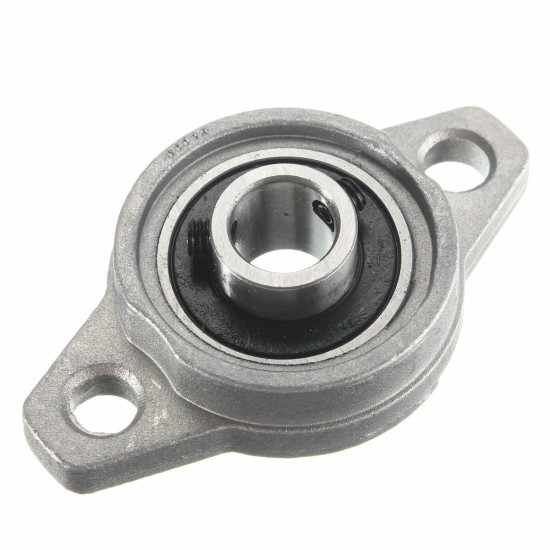 KFL Zinc Alloy Pillow Block Flange Ball Bearing 8/10/12/15/17mm Bore Diameter KFL Series - 12mm