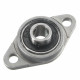 KFL Zinc Alloy Pillow Block Flange Ball Bearing 8/10/12/15/17mm Bore Diameter KFL Series - 12mm