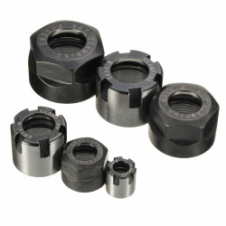 ER- A M Type Nut Collet Clamping Nut for CNC Milling Chuck Holder Lathe Tool - 1