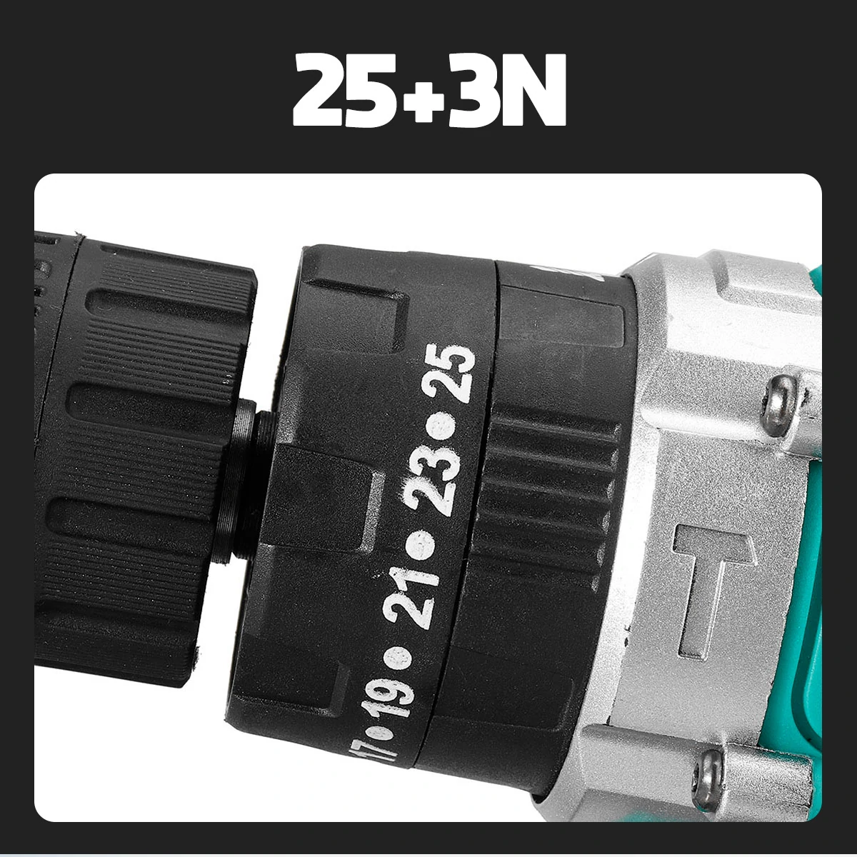 KiWarm 1200mAh 48VF Brushless Cordless Impact Drill Electric Impact Drill with Battery