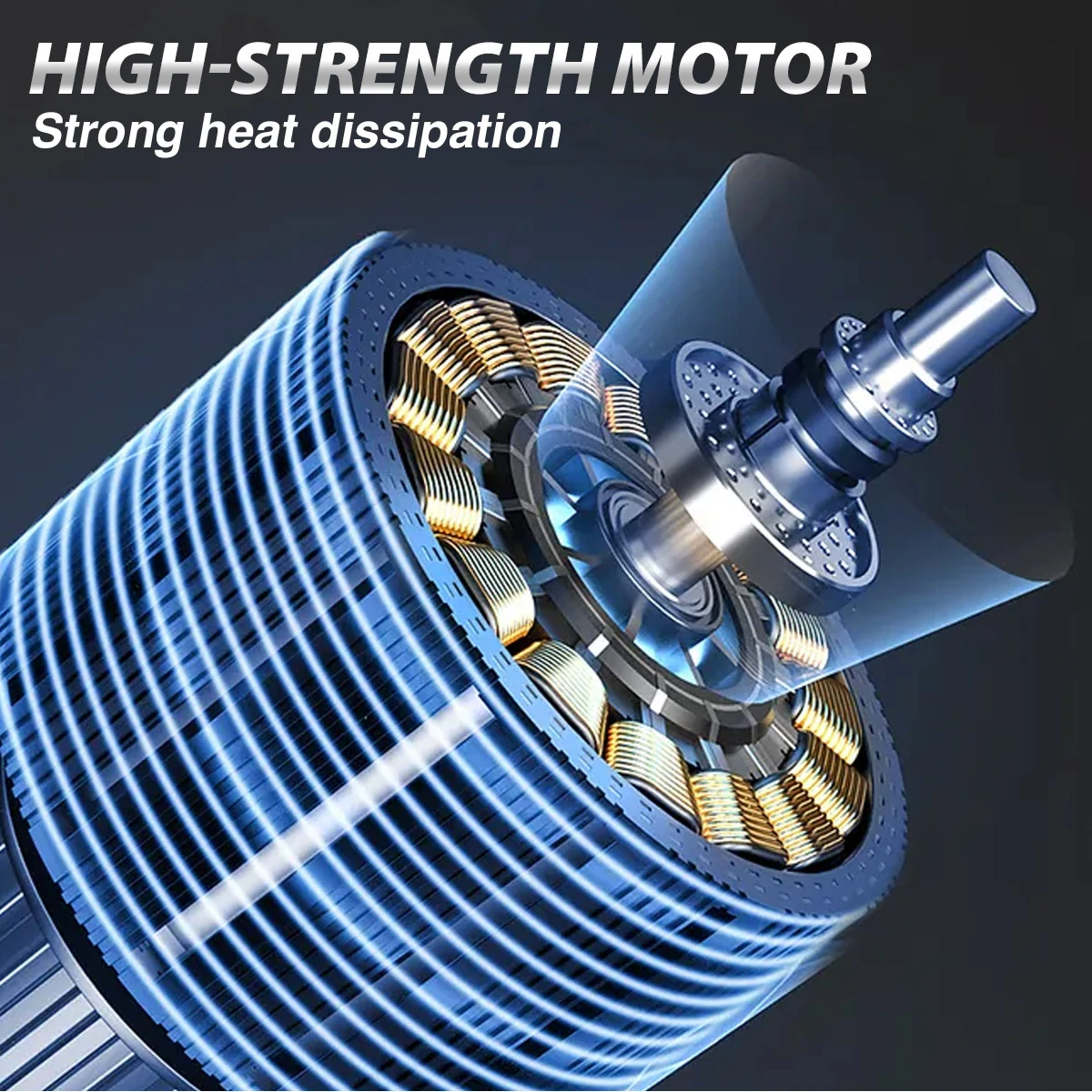 KiWarm 1200mAh 48VF Brushless Cordless Impact Drill Electric Impact Drill with Battery