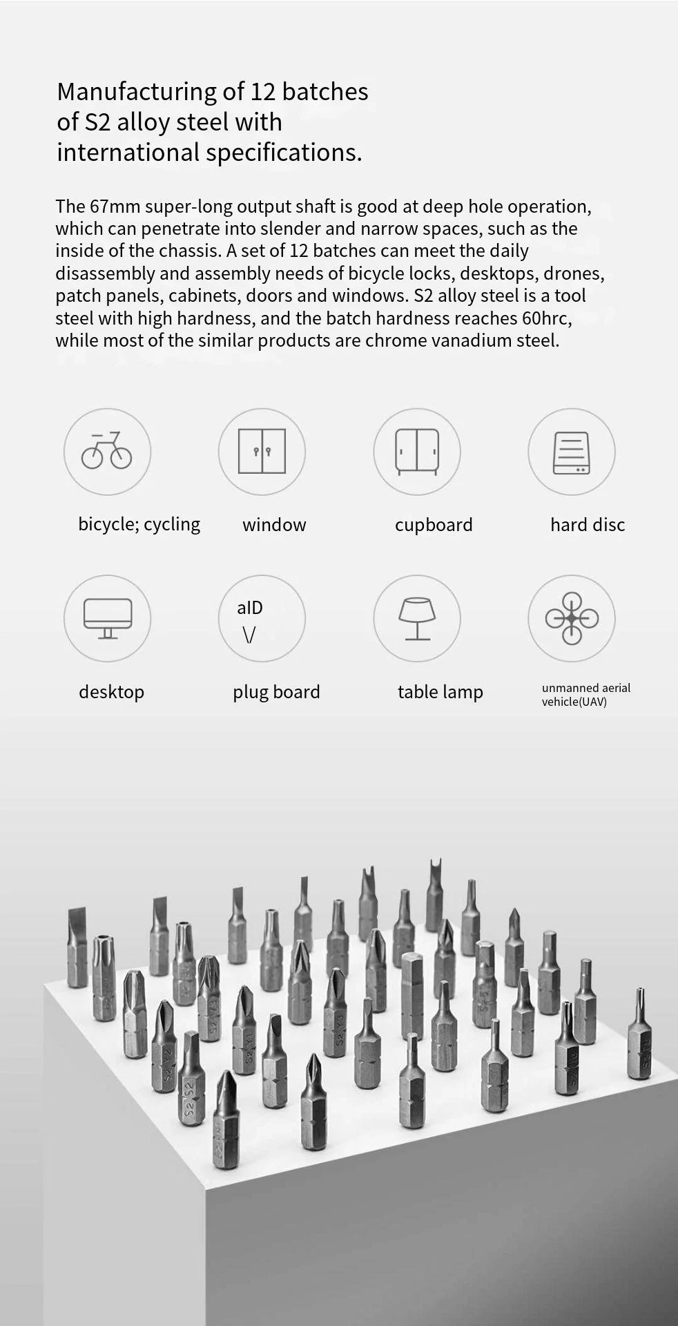 Wowstick SD63 Electric Screwdriver All-Aluminum Shell High Torque USB Type-C Charging Compact Design Long Battery Life