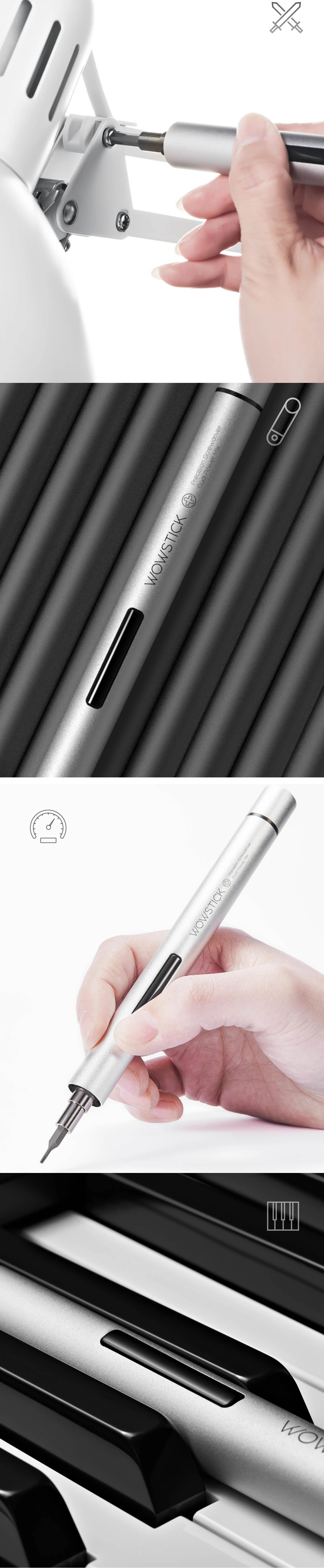 Wowstick Try 19 In 1 Electric Screwdriver Cordless Power Screwdriver Repair Tools