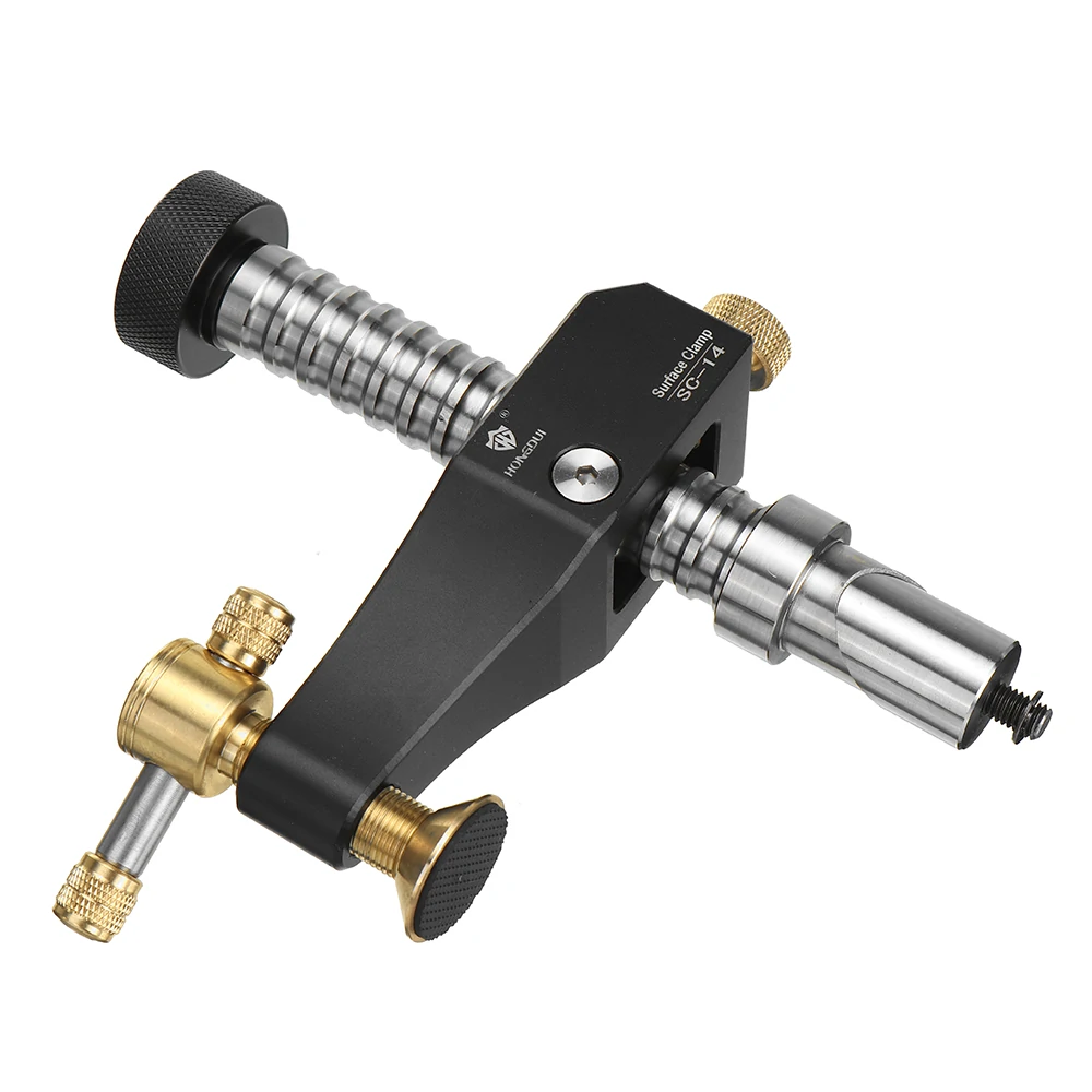 HONGDUI SC-14 Woodworking Desktop Surface Fixing Clamp Aluminum Alloy Table Hold Down Clamp DIY Fixing Clip