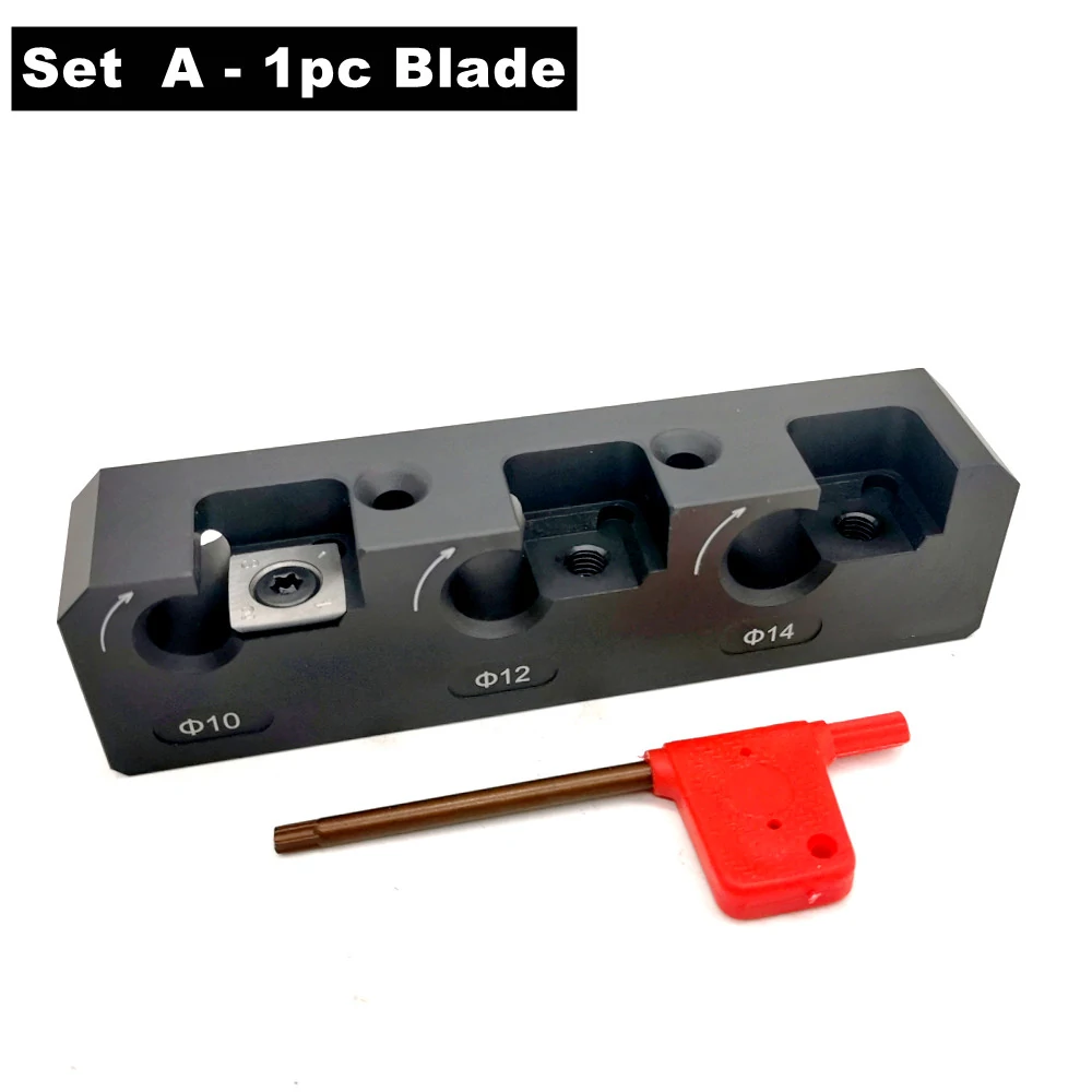 GANWEI Woodworking Dowel Maker 10mm 12mm 14mm Metric with Carbide Blade Electric Drill Milling Auxiliary Woodworking Dowel Maker