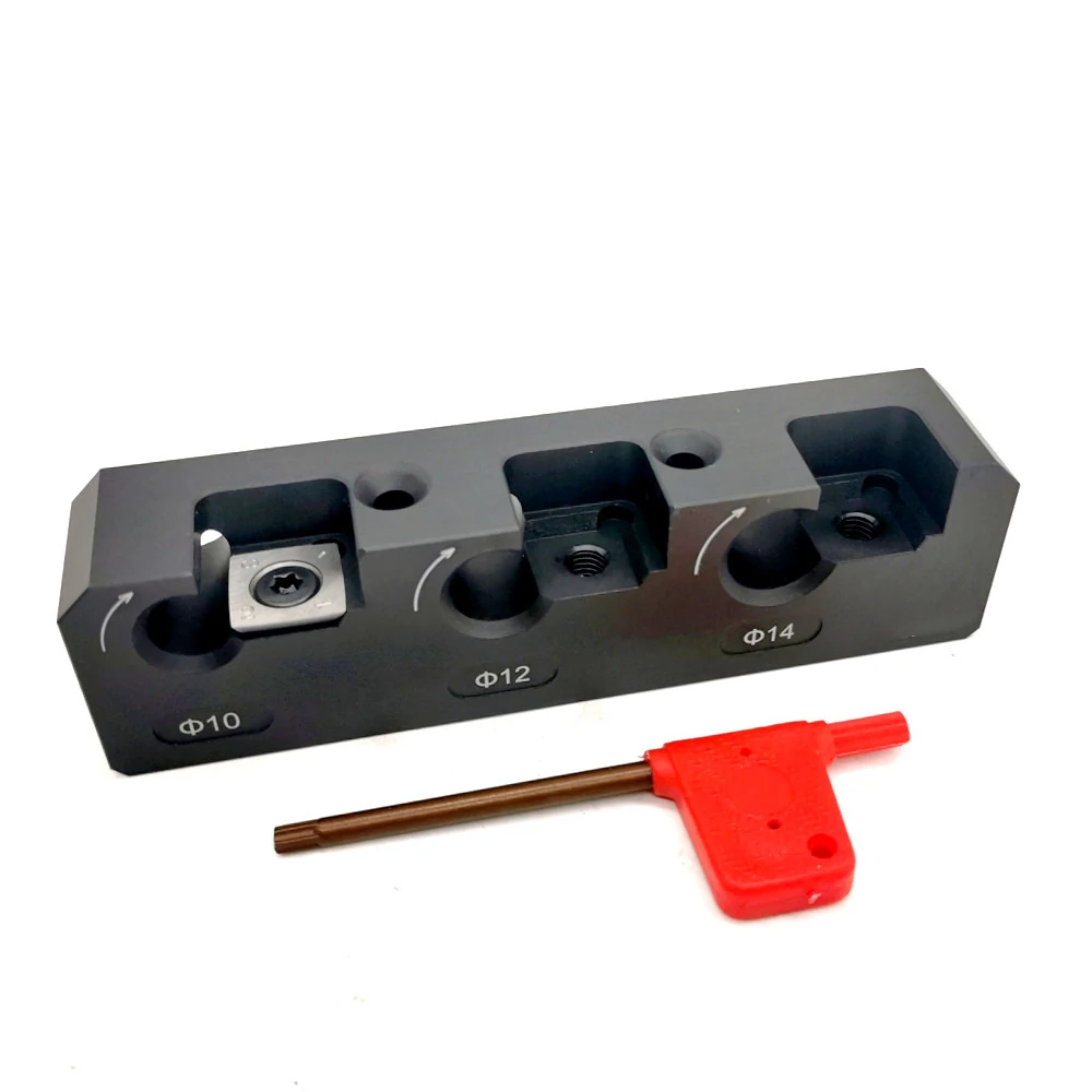 GANWEI Woodworking Dowel Maker 10mm 12mm 14mm Metric with Carbide Blade Electric Drill Milling Auxiliary Woodworking Dowel Maker