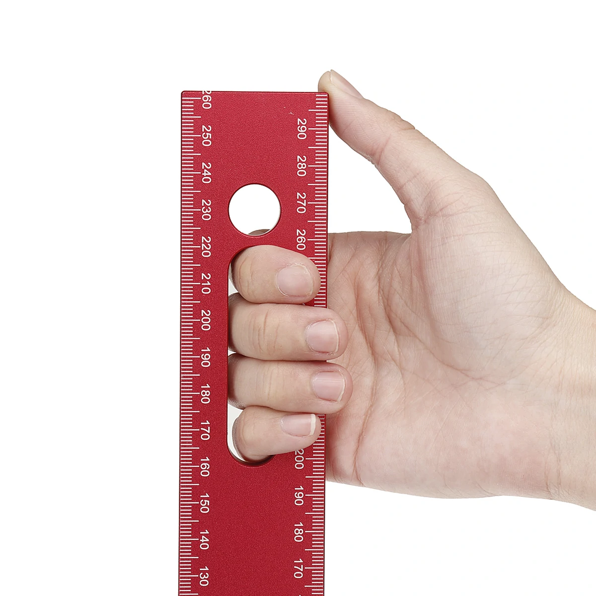 VEIKO 300x200mm Aluminum Alloy Precision Woodworking Square Right Angle Ruler with Base