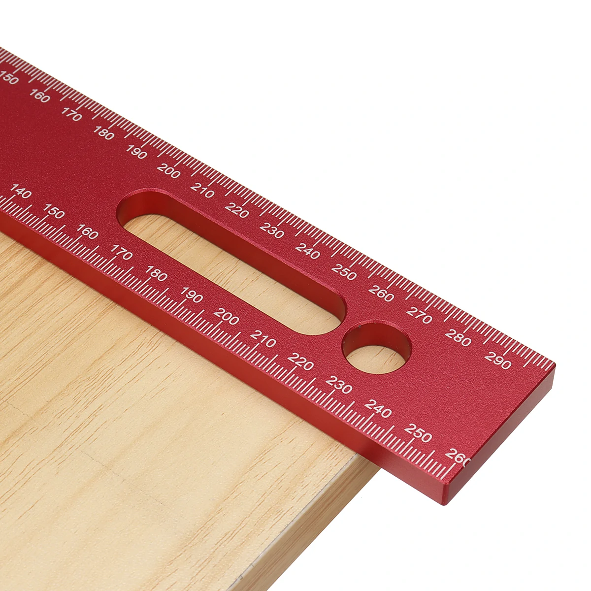 VEIKO 300x200mm Aluminum Alloy Precision Woodworking Square Right Angle Ruler with Base