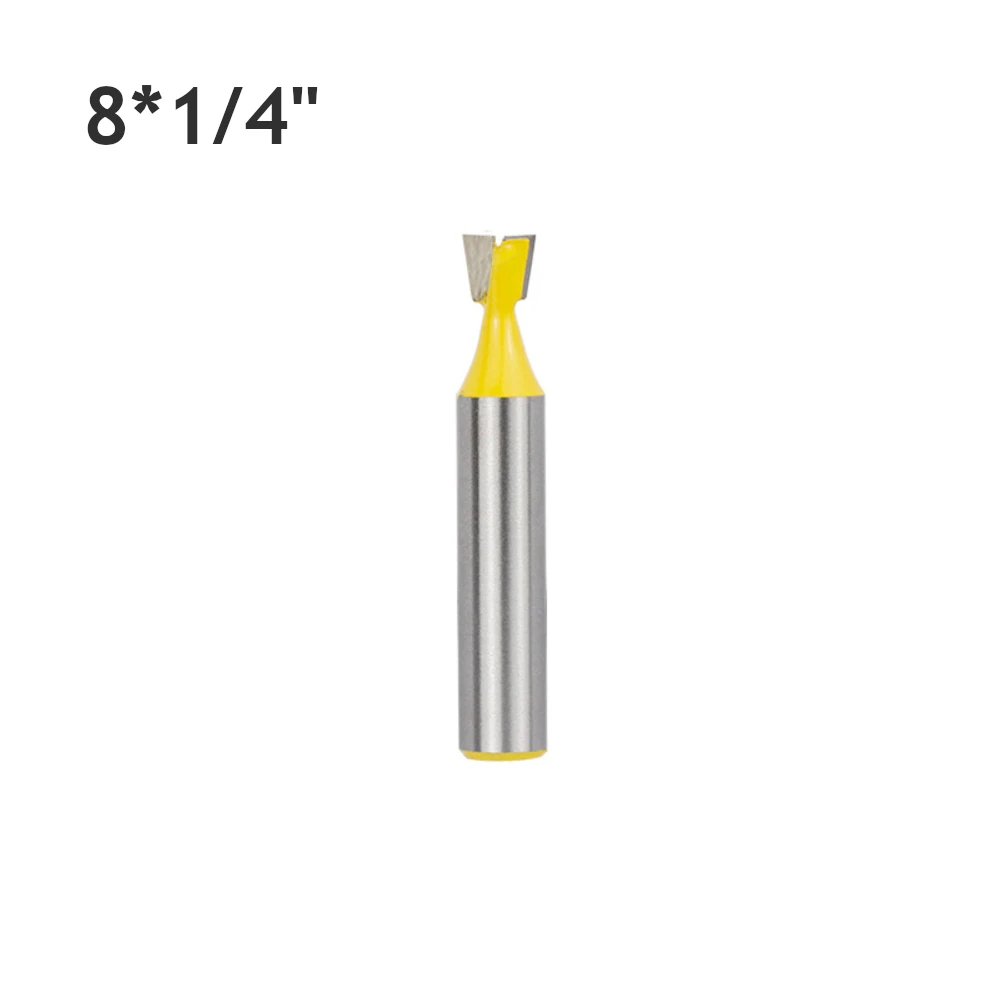 8mm Shank Dovetail Milling Cutter Slotting Woodworking Carving Router Bit for Woodworking Engraving Bit