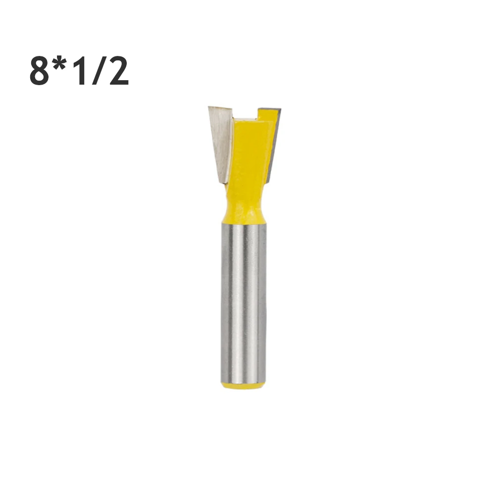8mm Shank Dovetail Milling Cutter Slotting Woodworking Carving Router Bit for Woodworking Engraving Bit