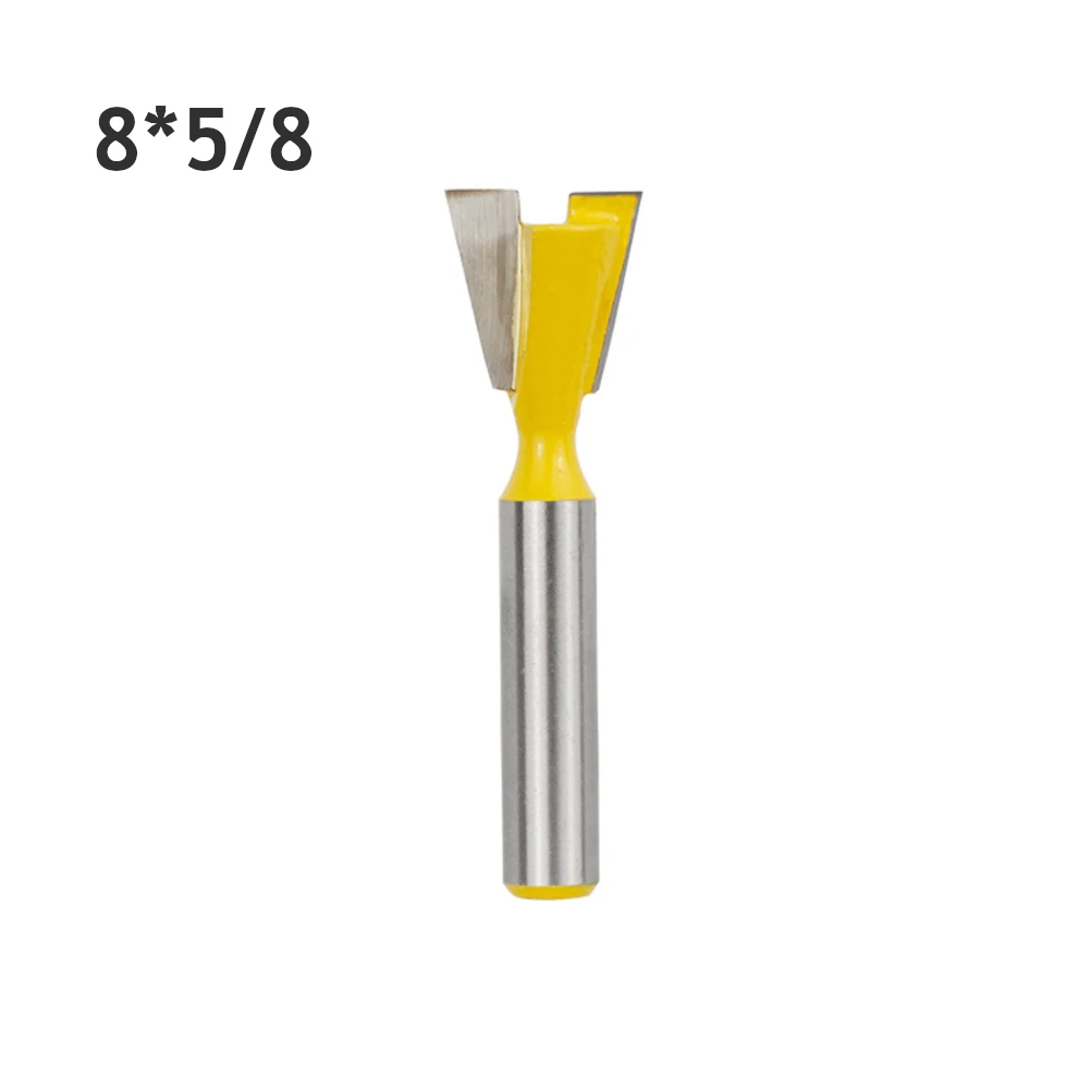 8mm Shank Dovetail Milling Cutter Slotting Woodworking Carving Router Bit for Woodworking Engraving Bit