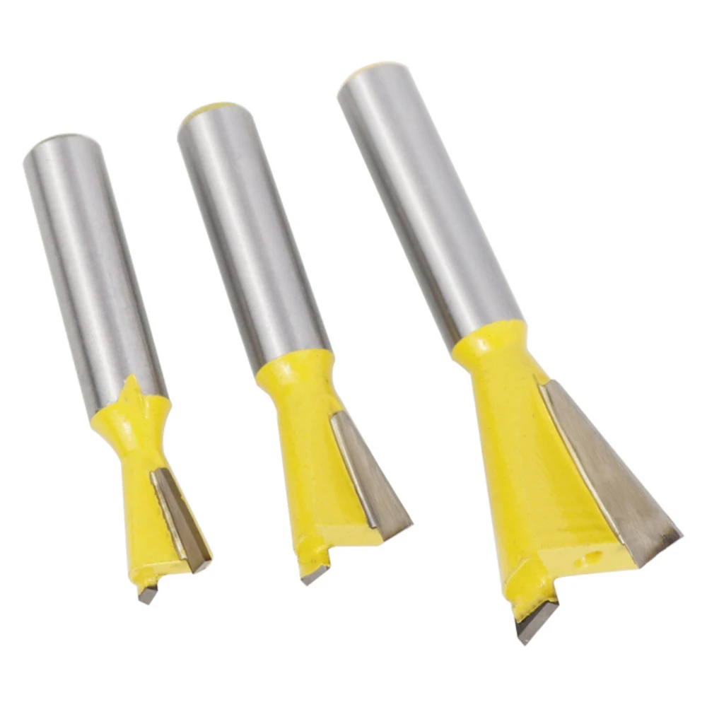 8mm Shank Dovetail Milling Cutter Slotting Woodworking Carving Router Bit for Woodworking Engraving Bit
