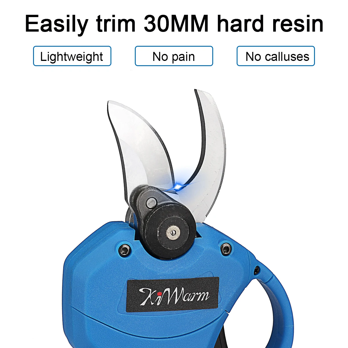 BRAVOBRO 88VF 30mm Cordless Electric Scissors Pruning Shears Tree Branch Pruner Garden Tools W/1pc/2pcs Battery For MakitaEU/US Plug