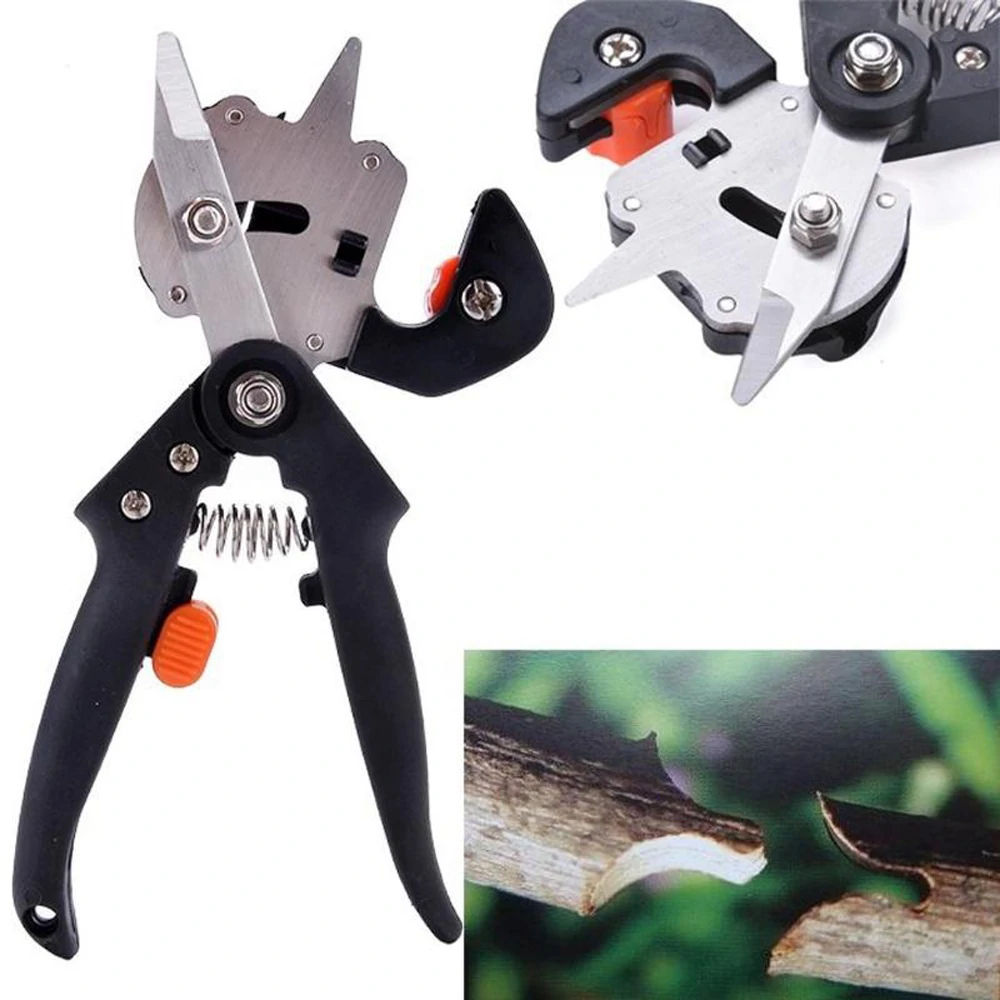 Multifunction Grafting Pruner Gardening Scissors Tree Garden Tools Grafting Shear Shears Fruit Tree Grafting Machine Seedling