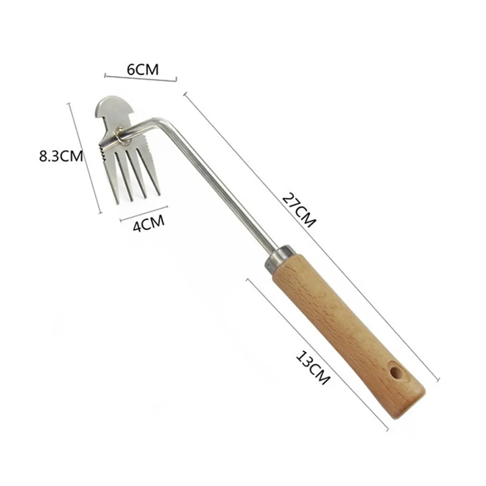 Wood Weed Puller Grass Root Remover Master Weeder Tool for Root Weed Removal Essential Farm and Lawn Supply