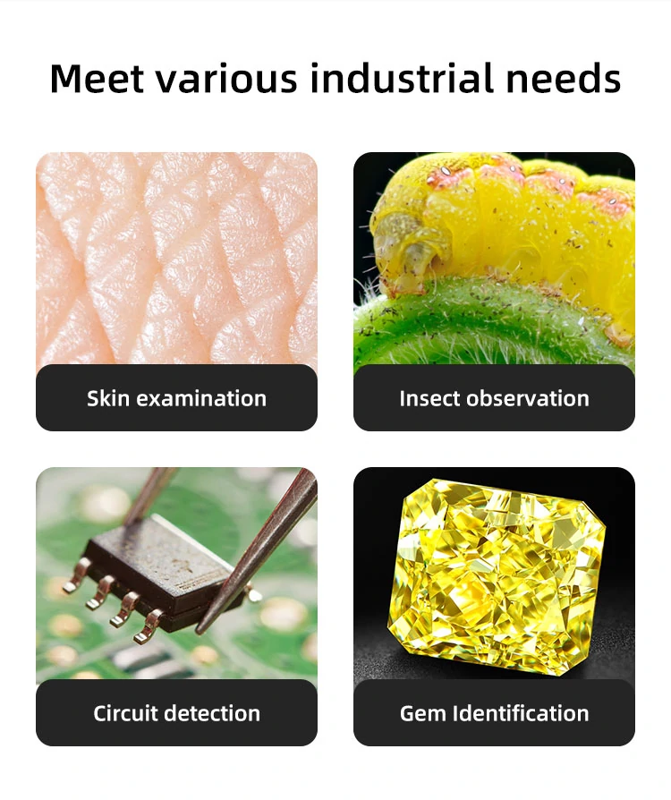 1000X Digital Microscope 3 In 1 Interfaces Microscope Photo Video Modes Microscope Computer Mobilephone Connecting 360° Bracket