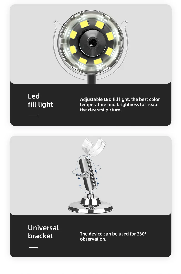 1000X Digital Microscope 3 In 1 Interfaces Microscope Photo Video Modes Microscope Computer Mobilephone Connecting 360° Bracket