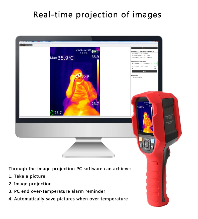 UNI-T UTi260B 256*192 Pixel Infrared Thermal Imager -20~550°C Industrial Thermal Imaging Camera Handheld USB Infrared Thermometer