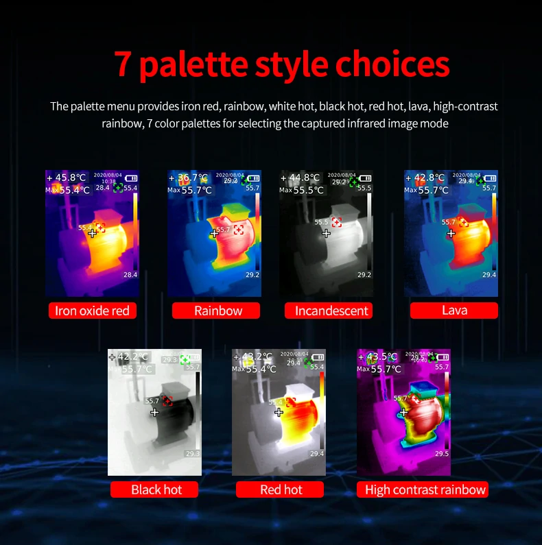 UNI-T UTi260B 256*192 Pixel Infrared Thermal Imager -20~550°C Industrial Thermal Imaging Camera Handheld USB Infrared Thermometer