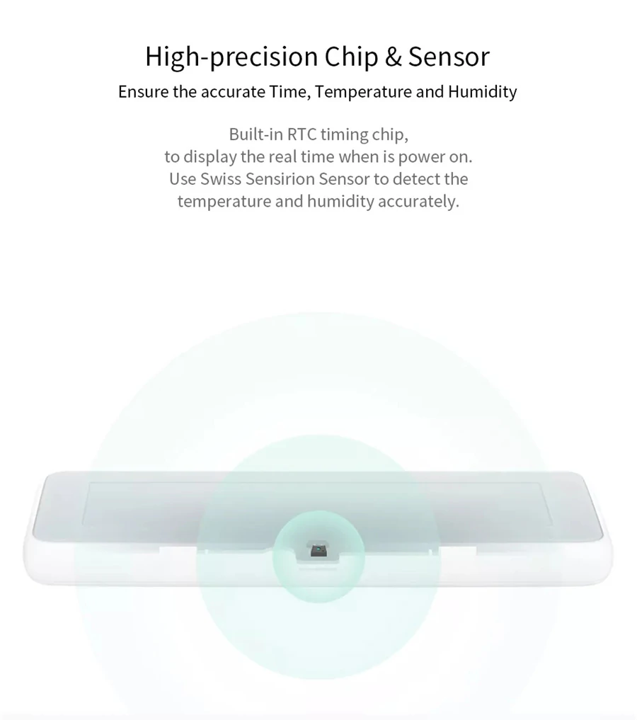Xiaomi Mijia Smart Temperature Humidity Pro Electronic Digital Clock Watch E-link Thermometer Moisture Meter Work Mi Home