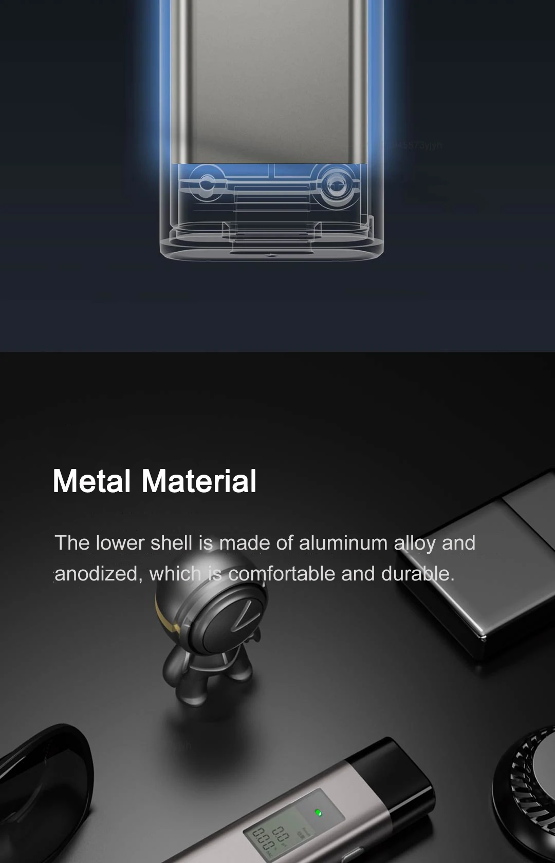 Hydsto Digital Alcohol Tester T1 Professional Alcohol Breathalyzer Breath Drunk Driving Analyzer LCD Screen Mini Tools