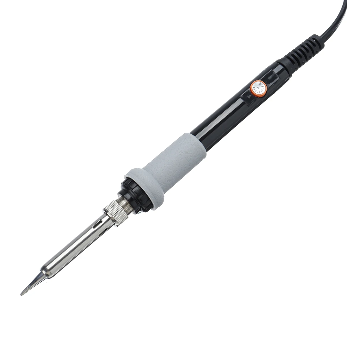 60W 220V EU Plug Adjustable Temperature Electric Solder Iron with 5pcs Solder Tips