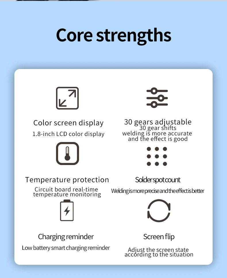 Spot Welder Machine 0.1-0.15mm Nickel Welding Handheld Machine Digital Display Welder Machine 18650 Lithium Battery