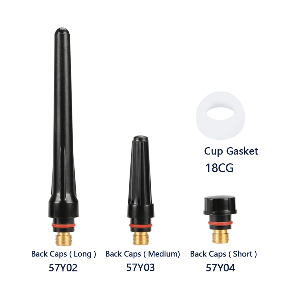 38PCS TIG Welding Torch Accessories Kit, Multiple Models Welding Gasket Kit Replacement High Plasticity for WP-18