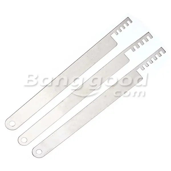 DANIU 7pcs Comb Pick Stainless Steel Lock Tool Locksmith Tool for House Lock Picks