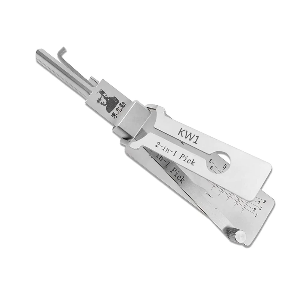 Drillpro 1PC 2 in 1 Tools KW1 SS001Pro KW5 SC1 SC4 Decoder Locks Professional Hand Locksmith Tool for All Type