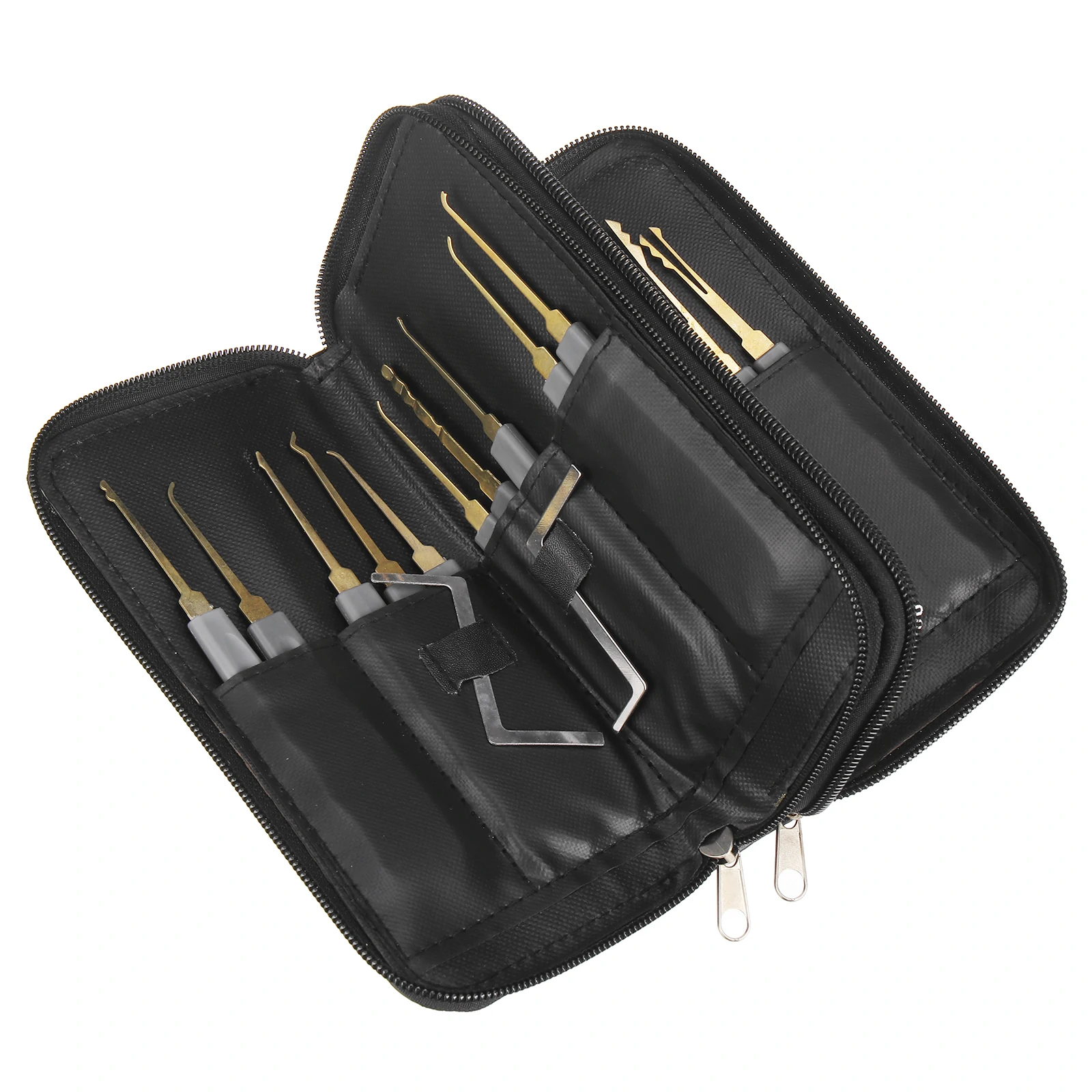 26PCS Lock Picks Training Tool Transparent Practice Padlock Set Locksmith Tool