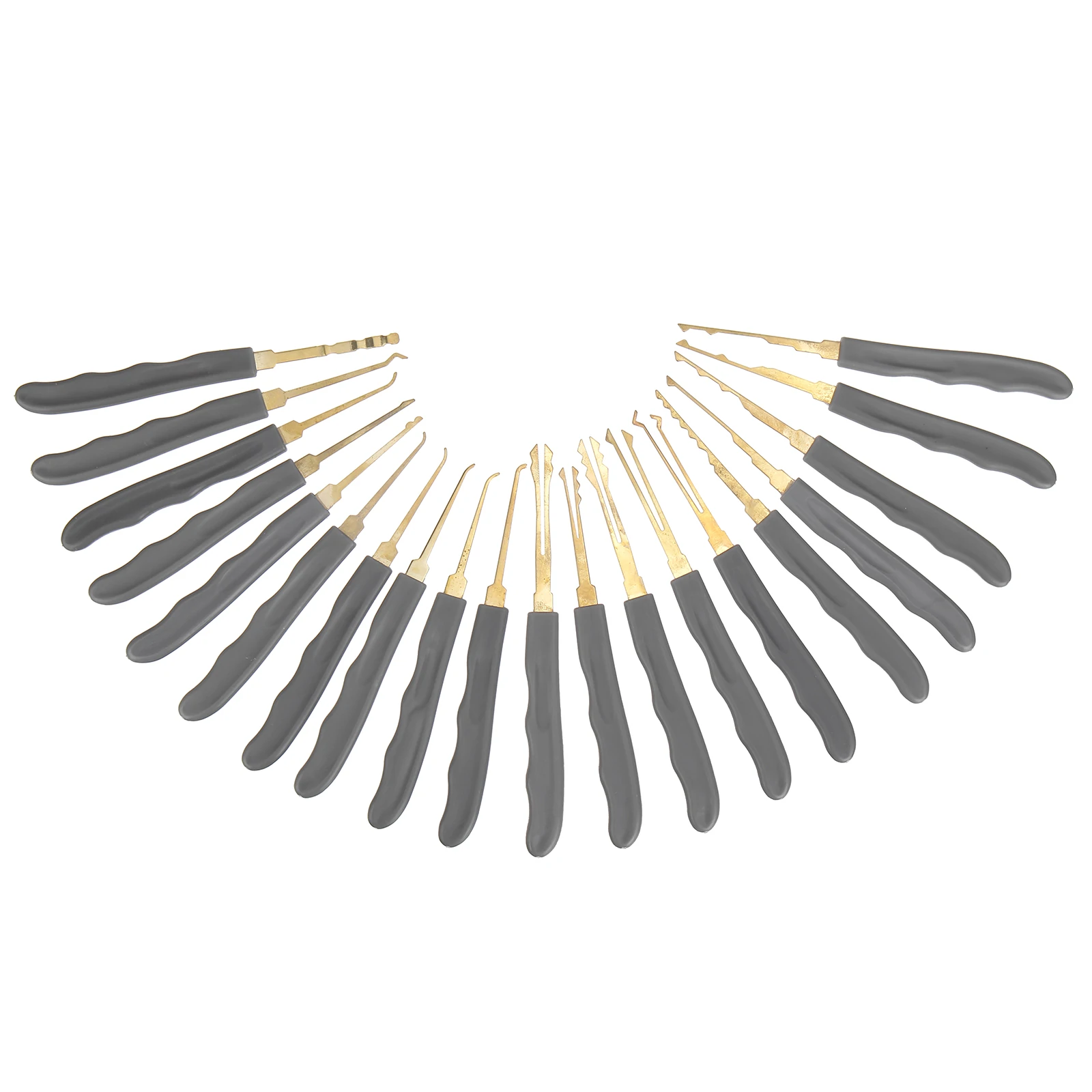 26PCS Lock Picks Training Tool Transparent Practice Padlock Set Locksmith Tool