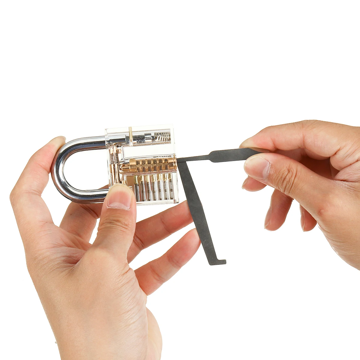 22PCS Stainless steel Picks and Padlocks Set Complete with Picking Blade, Wrench and Other Accessories Suitable for Everyday Use and Professional Locksmiths.