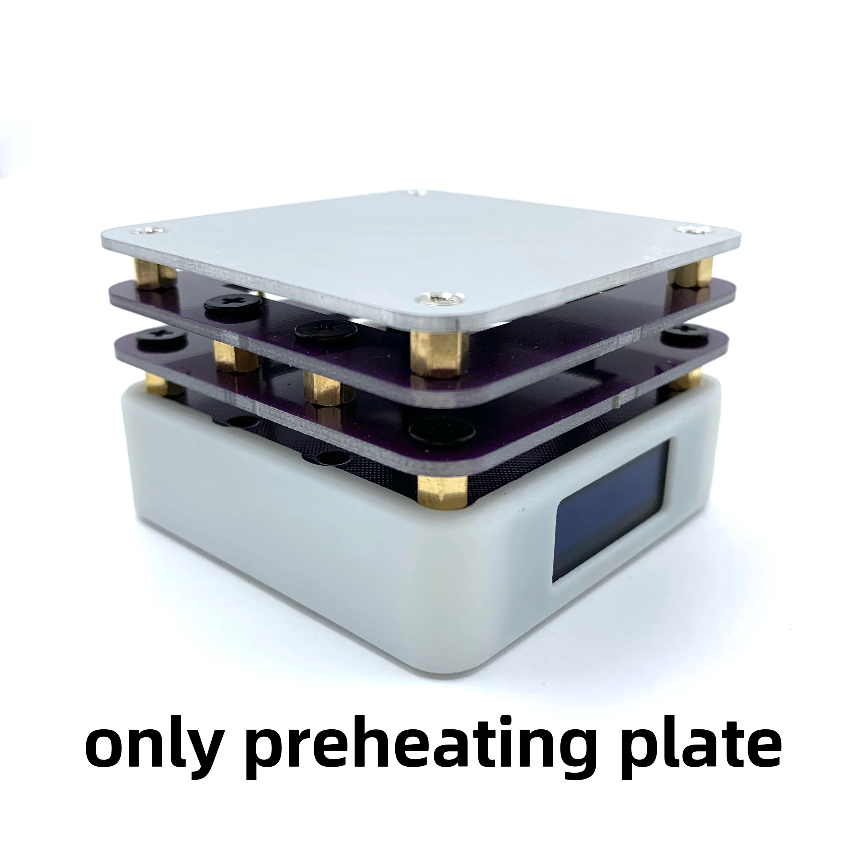 PD 65W Mini Hot Plate Preheater OLED Display PCB Board Welding Heating Plate Rework Station Preheating Platform Repair Tool