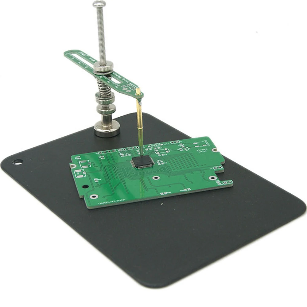 Welding Fixed Test Probe Pressure Needle Burning Tool Kit for Components IC Chip Module CPU Circuit Board PCB Electronic Production