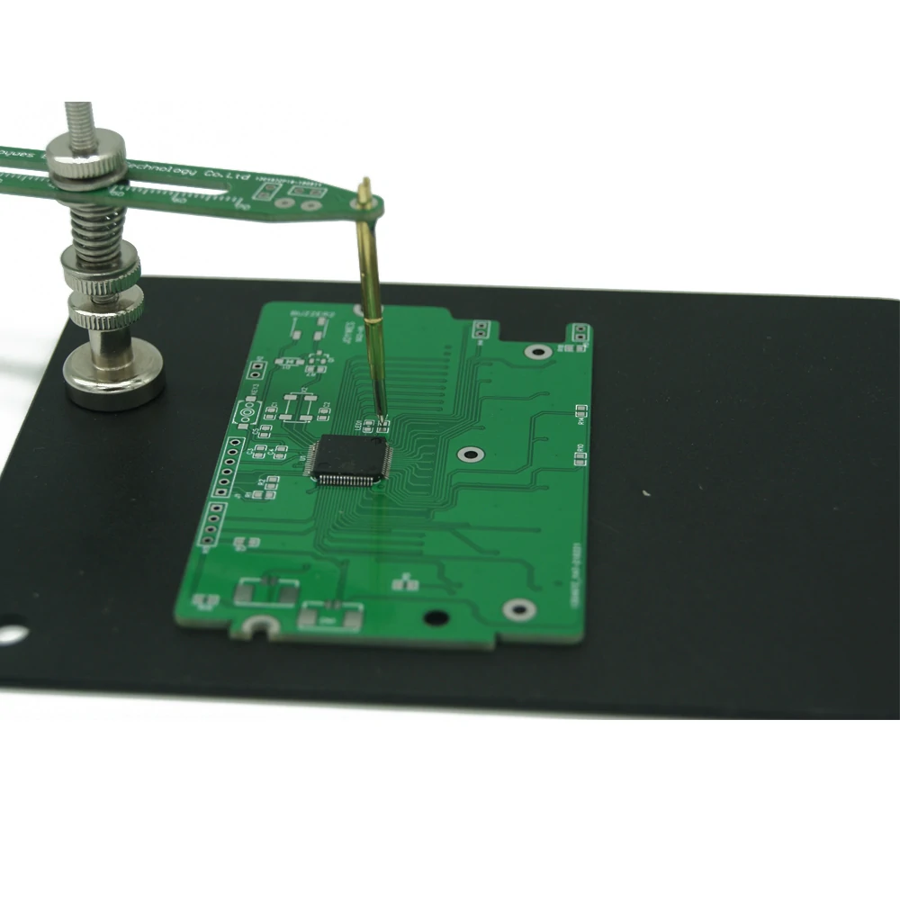 Welding Fixed Test Probe Pressure Needle Burning Tool Kit for Components IC Chip Module CPU Circuit Board PCB Electronic Production