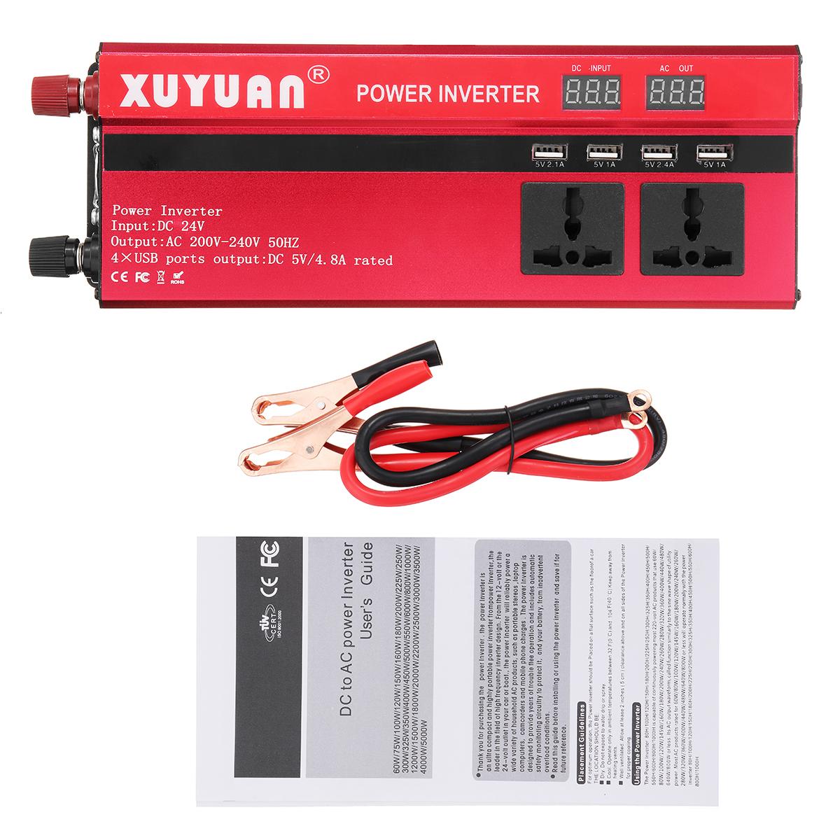 5000W DC12/24V To AC110V/220V Solar Inverter