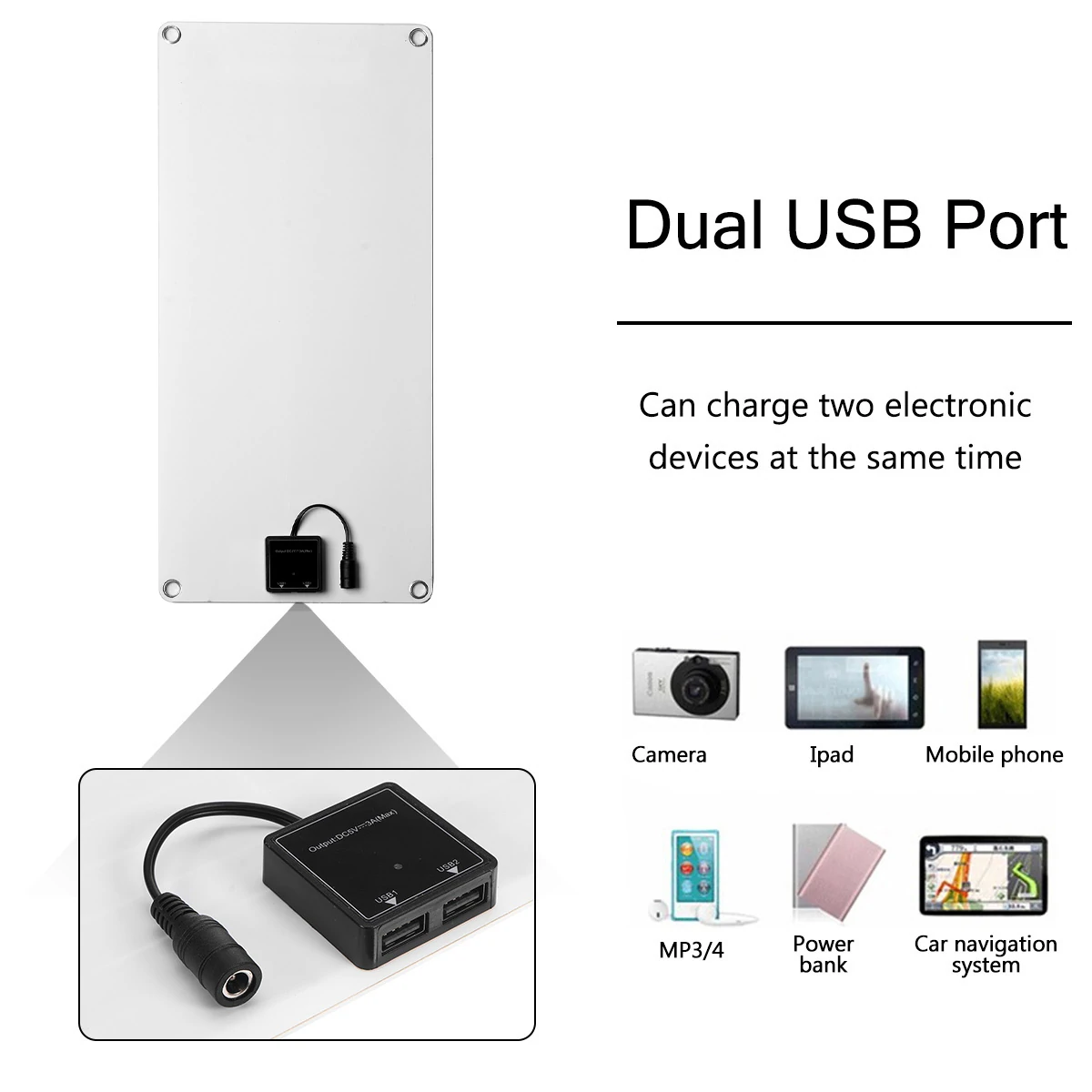 40W 12V Solar Panel Kit 60A/100A Battery Charger Controller Camping RV Caravan Boat
