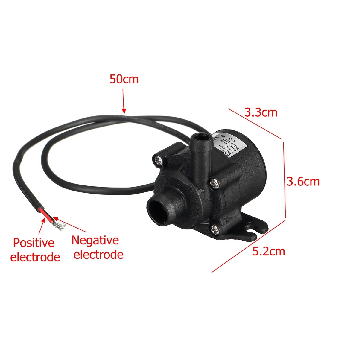 ZYW520 Ultra Quiet Mini DC 12V Lift Brushless Motor Submersible Water Pump